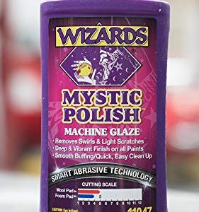 Wizards Mystic Polish Machine Glaze - Cutting Compound and Polish with Smart Abrasive Technology - Professional Car Scratch Remover - Water-Based Polishing Compound for Car Detailing Kit - 32 oz