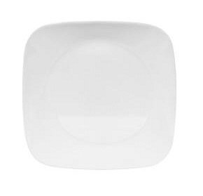 corelle square pure white 6.5" plate [set of 6]