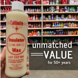 Collinite No. 845 Insulator Wax, 16 Fl Oz - 1 Pack & Microfiber Sponge Applicators Combo