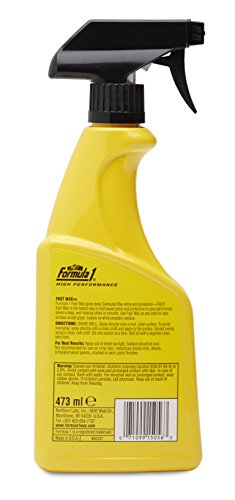 Formula 1 Carnauba Fast Wax Car Wax Spray – Carnauba Wax Car Polish for High-Gloss Shine – Exterior Care Products for All Paint Finishes – Easy to Use Car Detailing Supplies (16 oz)