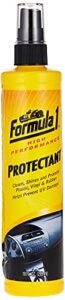 formula 1 protectant – high performance car cleaner – car cleaning spray to shine & protect – multi-surface car cleaning supplies w/silicone technology – exterior & interior care products (10 oz)