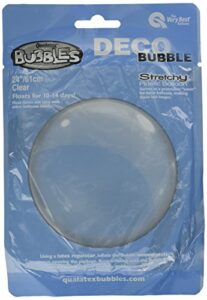 qualatex 24" clear deco bubble balloon