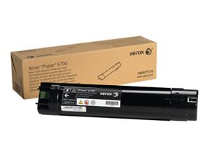 xerox phaser 6700 black high capacity toner cartridge (18,000 pages) - 106r01510