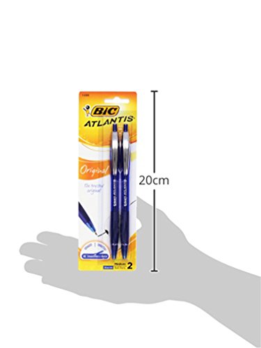 BIC Ball Pen, Medium Point, 0.7mm, Blue, 2ct