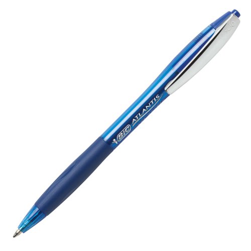 BIC Ball Pen, Medium Point, 0.7mm, Blue, 2ct