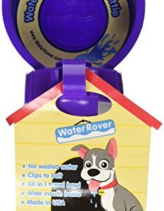Water Rover Smaller 3-Inch Bowl and 8-Ounce Bottle, Purple