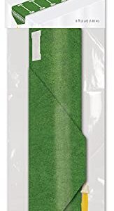 Beistle Printed Game Day Table Runner, 11"x6', Green, White