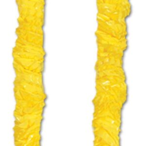 Beistle Soft Twist Poly Leis, Yellow