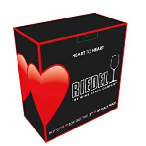 Riedel Heart to Heart Riesling Glasses, Set of 2, Clear, 16.25 Ounces -