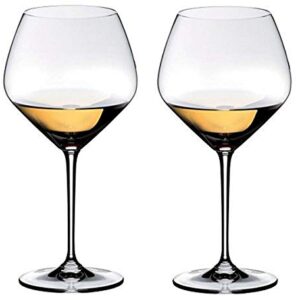 Riedel Heart to Heart Chardonnay Glasses, Set of 2, Clear, 23-5/8-oz -