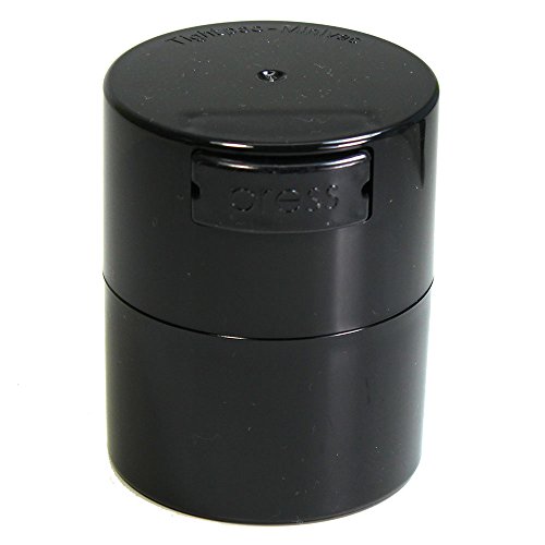 Minivac - 10g to 30 grams Vacuum Sealed Container - Black Pearl