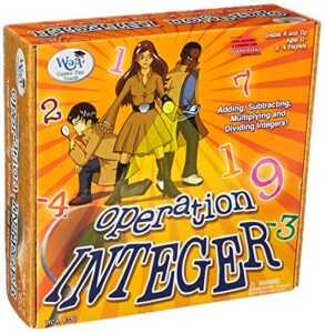 learning advantage-4730 wca game - operation integer - grades 6 to 8