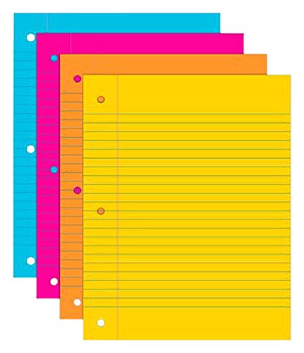 Astrobrights-25910-01 Filler Paper, 8 x 10-1/2 Inches, 20 lb, Assorted Colors, 100 Sheets