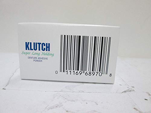 Klutch Denture Adhesive Powder - 1.75 Oz(Pack of 6)