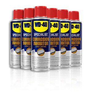 wd-40 specialist corrosion inhibitor, long-lasting anti-rust spray, 6.5 oz [6-pack]