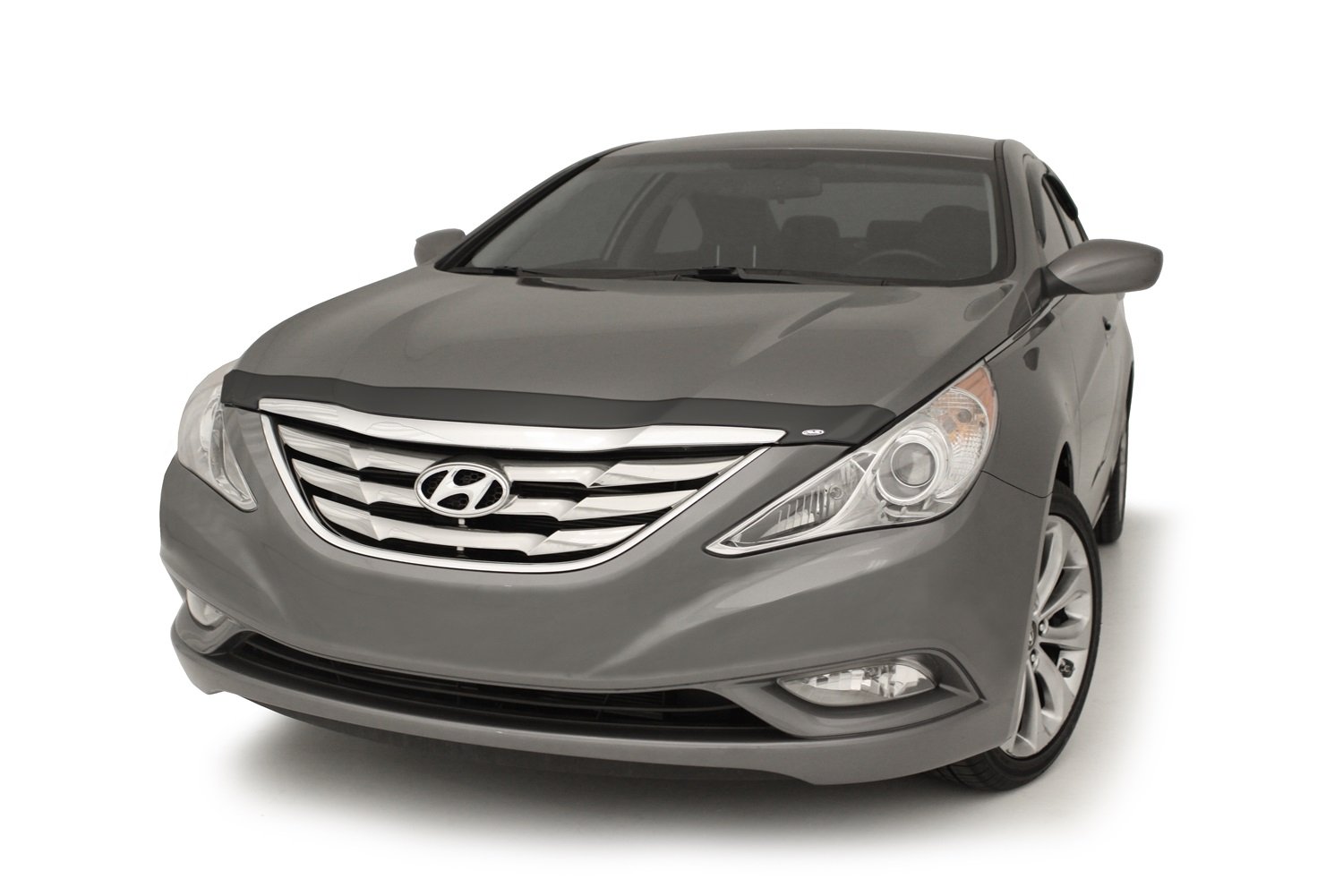 Auto Ventshade [AVS] Aeroskin Hood Protector | 2011 - 2014 Hyundai Sonata, Low Profile/Flush - Smoke | 320034