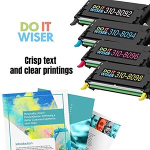 Do it Wiser Remanufactured Toner Cartridge Replacement for Dell 3110cn 3115cn 3110 3115 | 310-8094 - High Yield 8,000 Pages (Cyan)