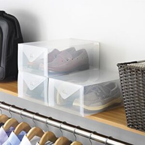 Whitmor Clear Vue, Men's Shoe Box (3-Set)