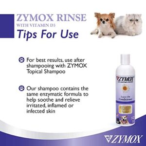 ZYMOX Leave-in Conditioner with Vitamin D3 for Cats & Dogs, 12oz