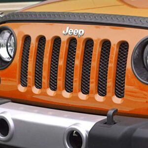 Rugged Ridge | Grille Insert, Mesh, Black | 11401.31 | Fits 2007-2018 Jeep Wrangler JK