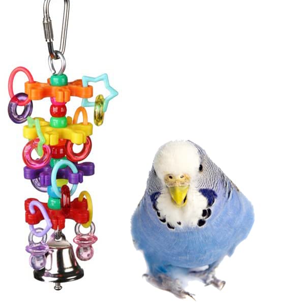 Super Bird Creations 6-1/2 by 1-1/2-Inch Cascade Mini Bird Toy, Small