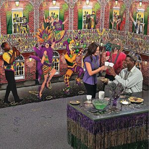 Mardi Gras Design a Room Street Background