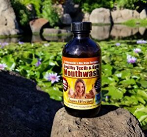 Gum Disease Help, Gum Recession Help -Organic MOUTHWASH -– 100% Pure & Healthy - Organic/nonGMO - Tooth Pain, Sensitivity, Bad Breath, Plaque, Lichen planus.