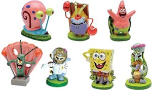 spongebob squarepants® 2" aquarium ornaments, 7-piece set