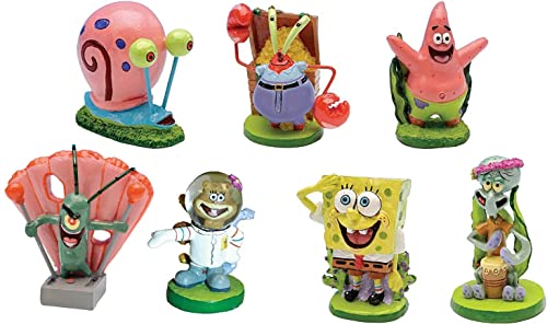 SpongeBob SquarePants® 2" Aquarium Ornaments, 7-Piece Set