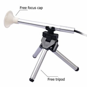 Supereyes B005+ 1~200X Handheld USB Digital Microscope Endoscope Loupe Otoscope Magnifier with 11mm Diameter Health Kit Tripod