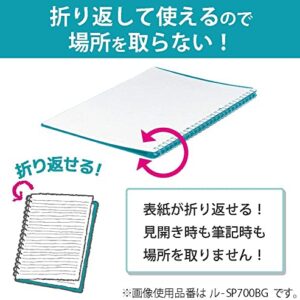 Kokuyo Campus Smart Ring Binder, Up to 25 Sheets, B5, 26 Holes, Japan Import, Transparent (RU-SP700T)