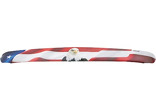 Stampede | Vigilante Hood Protector - High Profile / American Flag w/Eagle| 2007-2018 Jeep Wrangler (JK, Includes Unlimited) | 2911-30