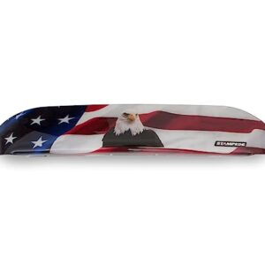 Stampede | Vigilante Hood Protector - High Profile / American Flag w/Eagle| 2007-2018 Jeep Wrangler (JK, Includes Unlimited) | 2911-30