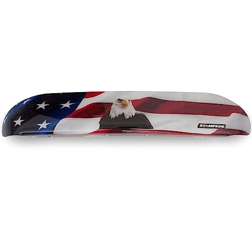 Stampede | Vigilante Hood Protector - High Profile / American Flag w/Eagle| 2007-2018 Jeep Wrangler (JK, Includes Unlimited) | 2911-30