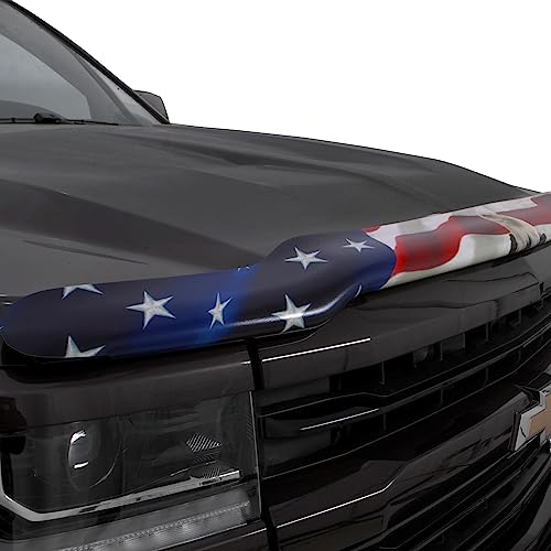 Stampede | Vigilante Hood Protector - High Profile / American Flag w/Eagle| 2007-2018 Jeep Wrangler (JK, Includes Unlimited) | 2911-30