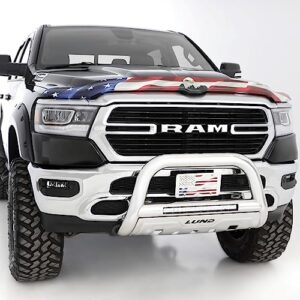 Stampede | Vigilante Hood Protector - High Profile / American Flag w/Eagle| 2008-2022 Toyota Sequoia, 2007-2013 Toyota Tundra | 2321-30