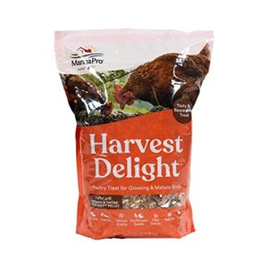 manna pro chicken treats - harvest delight chicken scratch - chicken feed treat - chicken scratch feed - 2.25 pounds