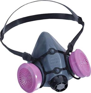 north honeywell 5500 series half mask respirator medium and 2 p100 filters (bundle pack)