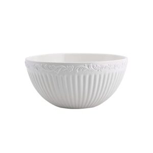 mikasa italian countryside serving bowl, 10-inch, white -