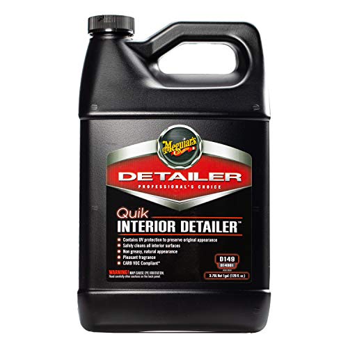 Meguiar's Quik Interior Detailer – 1 Gallon Container, 128 Fl Oz (Pack of 1)