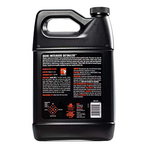 Meguiar's Quik Interior Detailer – 1 Gallon Container, 128 Fl Oz (Pack of 1)