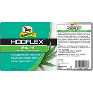 Absorbine Hooflex All Natural Dressing & Conditioner, 15oz, Includes Applicator Brush