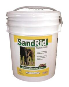 durvet/equine 699629 sandrid psyllium pellets for equine, 20 lb