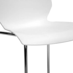 Baxton Studio Overlea Dining Chairs, One Size, White