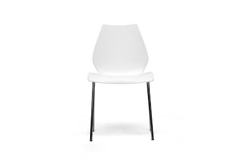 Baxton Studio Overlea Dining Chairs, One Size, White