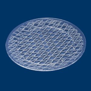 crystal cut 16 inch plastic round trays