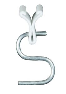 suspend-it 8864 light duty ceiling hook and hanger 4-pack for hanging light weight plants, signs and decorations from drop ceiling tees