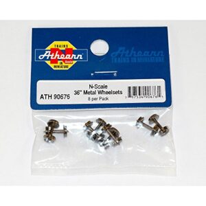 athearn n 36 metal wheel set 8 ath90676 n parts