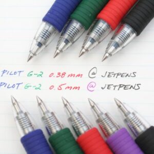 Pilot G-2 Gel Ink Pen - 0.38 mm - Red (Set of 2pcs)