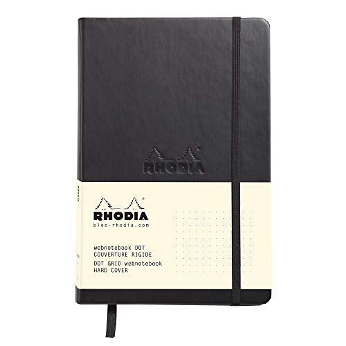 Rhodia A5 Webnotebook, Dot, Black (47391EX)